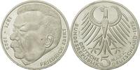 Bundesrepublik Deutschland 5 Mark Münze, Hamburg, Germany, UNZ, Silber -