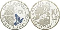Belgien 10 Euro STGL, Silber, KM:266 -