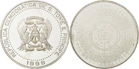 SAINT THOMAS & PRINCE ISLAND 2000 Dobras Münze, STGL, Copper-nickel -