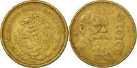 Mexiko 100 Pesos Münze, Mexico City, SS, Aluminum-Bronze, KM:493 -