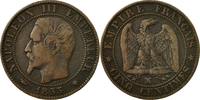 Frankreich 5 Centimes Münze, Napoleon III, Napoléon III, Marseille -