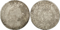 Frankreich Ecu Münze, Louis XV, Écu aux branches d'olivier, Caen, S -