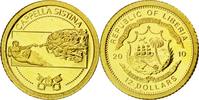 Liberia 12 Dollars Chapelle Sixtine, Gold -
