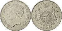 Belgien 20 Francs, 20 Frank Münze, SS+, Nickel, KM:102 -
