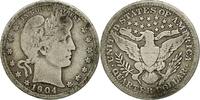 Vereinigte Staaten Quarter 1904 O Münze, Barber Quarter, U.S. Mint, New S+ 44,95 EUR  zzgl. 4,95 EUR Versand