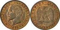 Frankreich 5 Centimes Münze, Napoleon III, Napoléon III, Paris, VZ -