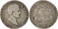 Frankreich 2 Francs Münze, Napoléon I, Paris, S, Silber, KM:658.1 -