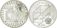 Polen 10 Zlotych Münze, Warsaw, STGL, Silber, KM:818 -