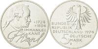 Bundesrepublik Deutschland 5 Mark Münze, Munich, Germany, UNZ, Silber -