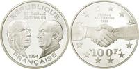 Frankreich 100 Francs Münze, STGL, Silber, KM:1046, Gadoury:C89 -