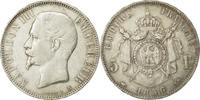 Frankreich 5 Francs Münze, Napoleon III, Paris, SS, KM 782.1, Gad 734 -