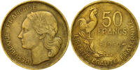 Frankreich 50 Francs Münze, Guiraud, Paris, SS, Aluminum-Bronze -