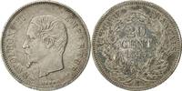 Frankreich 20 Centimes Münze, Napoleon III, Paris, VZ, KM 778.1 -