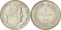 Frankreich 1 Franc Louis Philippe I, Lille, Silber, VZ, Gadoury:453 -