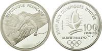 Frankreich 100 Francs Münze, STGL, Silber, KM:971, Gadoury:C1 -