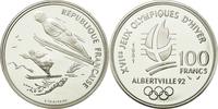 Frankreich 100 Francs Münze, STGL, Silber, KM:995, Gadoury:C20 -