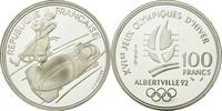 Frankreich 100 Francs Münze, STGL, Silber, KM:981, Gadoury:C9 -