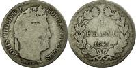 Frankreich Franc Münze, Louis-Philippe, Paris, SGE+, Silber, KM:748.1 -