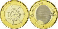 Slowenien 3 Euro Münze, UNZ, Bi-Metallic, KM:109 -