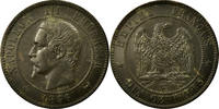 Frankreich 10 Centimes Münze, Napoléon III, Lille, SS -