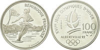 Frankreich 100 Francs Münze, Proof, UNZ, Silber, KM:972, Gadoury:C3 -