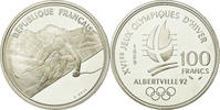 Frankreich 100 Francs Münze, Proof, UNZ, Silber, KM:971, Gadoury:C1 -