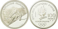 Frankreich 100 Francs Münze, Proof, STGL, Silber, KM:971, Gadoury:C1 -