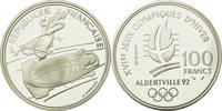 Frankreich 100 Francs Münze, Proof, STGL, Silber, KM:981, Gadoury:C9 -
