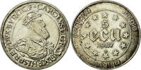 Belgien 5 Ecu Münze, SS+, Silber, KM:166 -