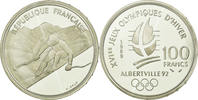 Frankreich 100 Francs Münze, Proof, STGL, Silber, KM:971, Gadoury:C1 -