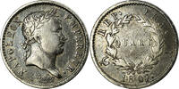 Frankreich 1/4 Franc Münze, Napoléon I, Paris, SS, Silber, KM:678.1 -