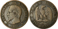 Frankreich 5 Centimes Münze, Napoleon III, Marseille, S -