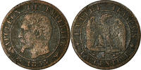 Frankreich Centime Münze, Napoleon III, Lille, SGE+ -