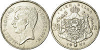 Belgien 20 Francs, 20 Frank Münze, SS, Nickel, KM:102 -
