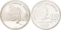 Frankreich 100 Francs Münze, STGL, Silber, KM:971 -