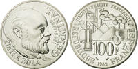 Frankreich 100 Francs Münze, Germinal, Paris, STGL, Silber, KM:957 -