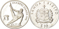 Samoa 10 Tala Münze, STGL, Silber, KM:97 -