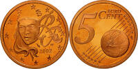 Frankreich 5 Euro Cent Münze, STGL, Copper Plated Steel, KM:1284 -