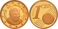 Vatikanstadt Euro Cent UNZ, Copper Plated Steel, KM:375 -