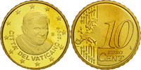 Vatikanstadt 10 Euro Cent UNZ, Messing, KM:385 -