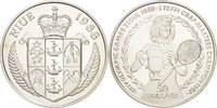 Niue 50 Dollars Münze, Elizabeth II, STGL, Silber, KM:13 -