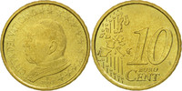 Vatikanstadt 10 Euro Cent STGL, Messing, KM:344 -