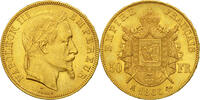 Frankreich 50 Francs 1866 A Münze, Napoleon III, Napoléon III, Paris, VZ