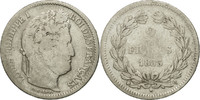 Frankreich 2 Francs Münze, Louis-Philippe, Perpignan, SGE+, Silber -