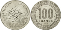 Kamerun 100 Francs Münze, Paris, STGL, Nickel, KM:E16 -