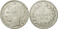 Frankreich 5 Francs Münze, Cérès, Bordeaux, S, Silber, KM:818.2 -