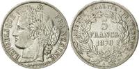 Frankreich 5 Francs Münze, Cérès, Paris, SS, Silber, KM:819 -
