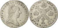 AUSTRIAN NETHERLANDS 1/2 Kronenthaler Münze, Joseph II, Vienne, SS -
