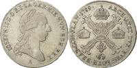 AUSTRIAN NETHERLANDS 1/2 Kronenthaler Münze, Joseph II, Vienne, SS -
