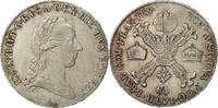 AUSTRIAN NETHERLANDS 1/2 Kronenthaler Münze, Joseph II, Vienne, SS -